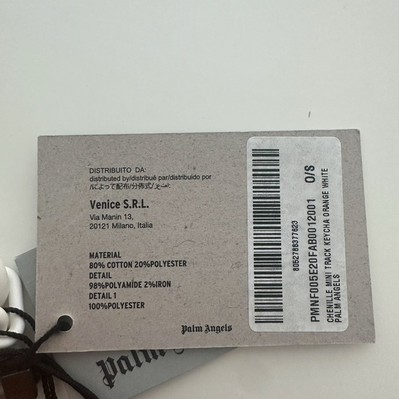 Palm Angels Mini Track Keychain - Picture 4 of 5